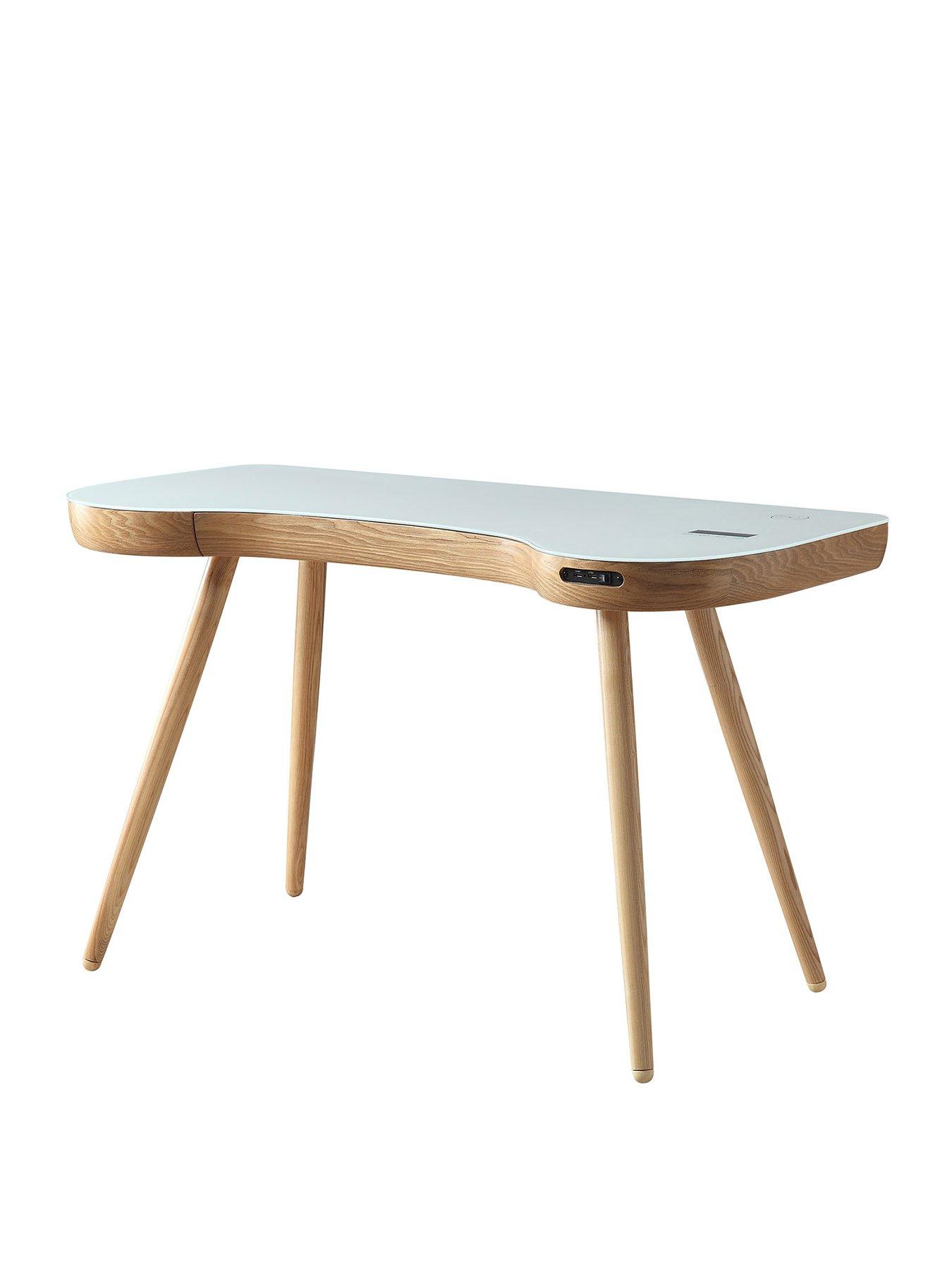 stillFront image of jual-san-francisco-smart-desk-with-speakersnbsp--real-wood-veneer