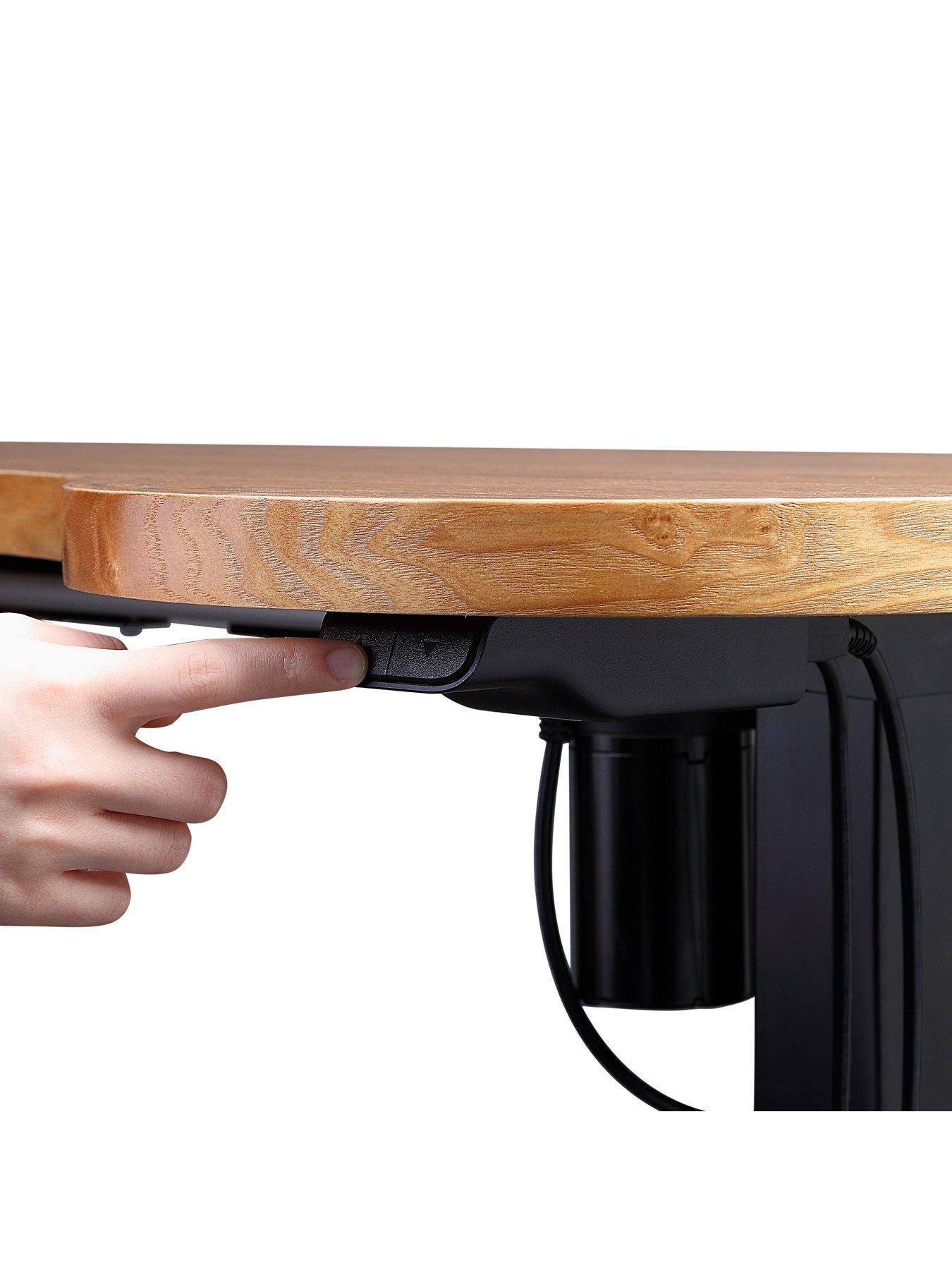  image of jual-san-francisco-height-adjustable-desknbsp--real-wood-veneer