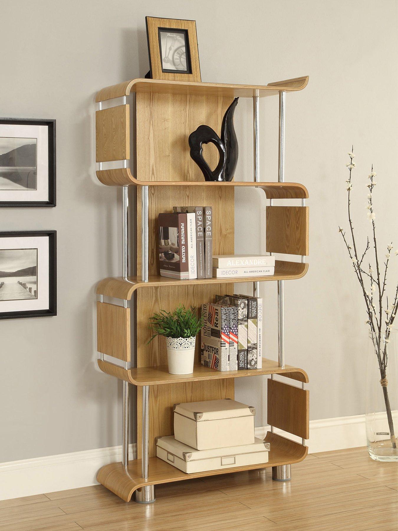 jual-helsinki-bookshelfnbsp--real-wood-veneer
