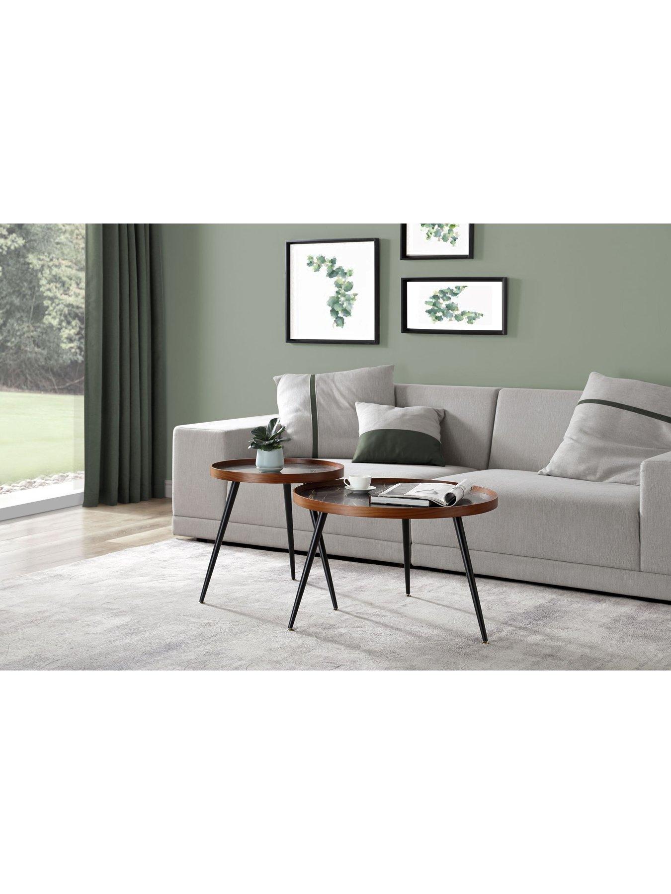 Image 3 of 5 of Jual Siena Coffee Table - Black/Walnut&nbsp;- Real Wood Veneer