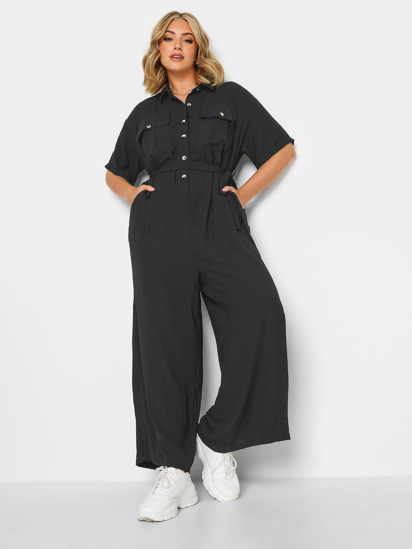 Black boiler jumpsuit best sale