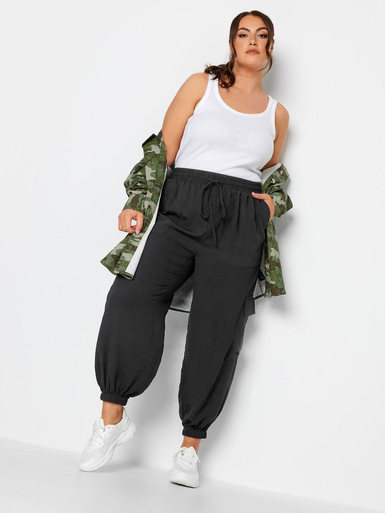 Smart black best sale jogger trousers