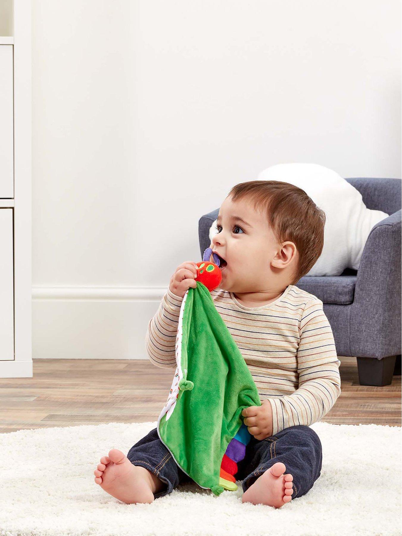 undefined The Hungry Caterpillar Ring Rattle and Comfort Blanket Gift Set