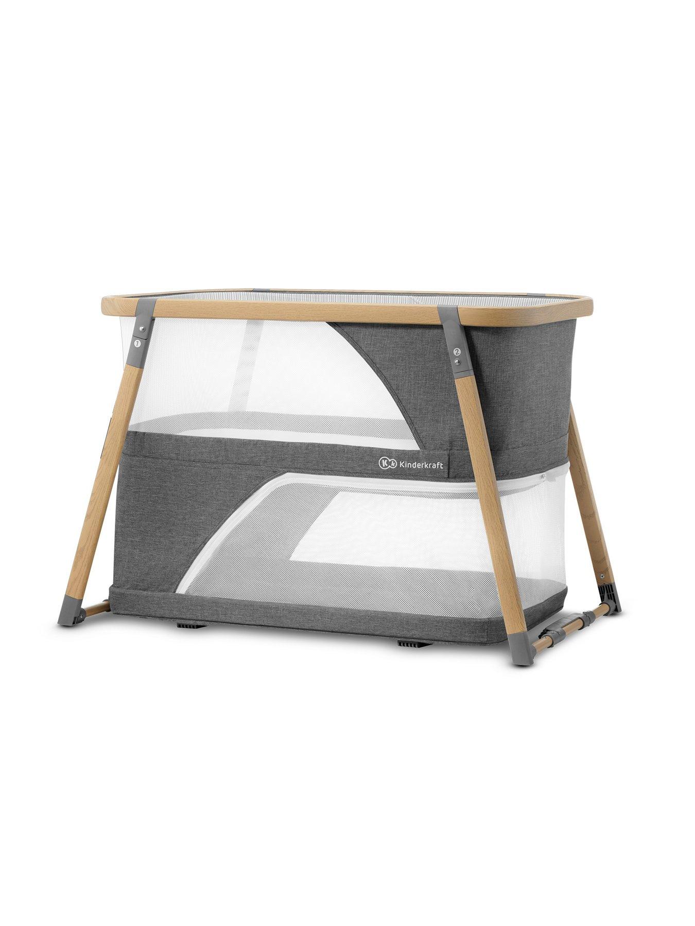 Kinderkraft Sofi in Travel Cot Grey Littlewoods