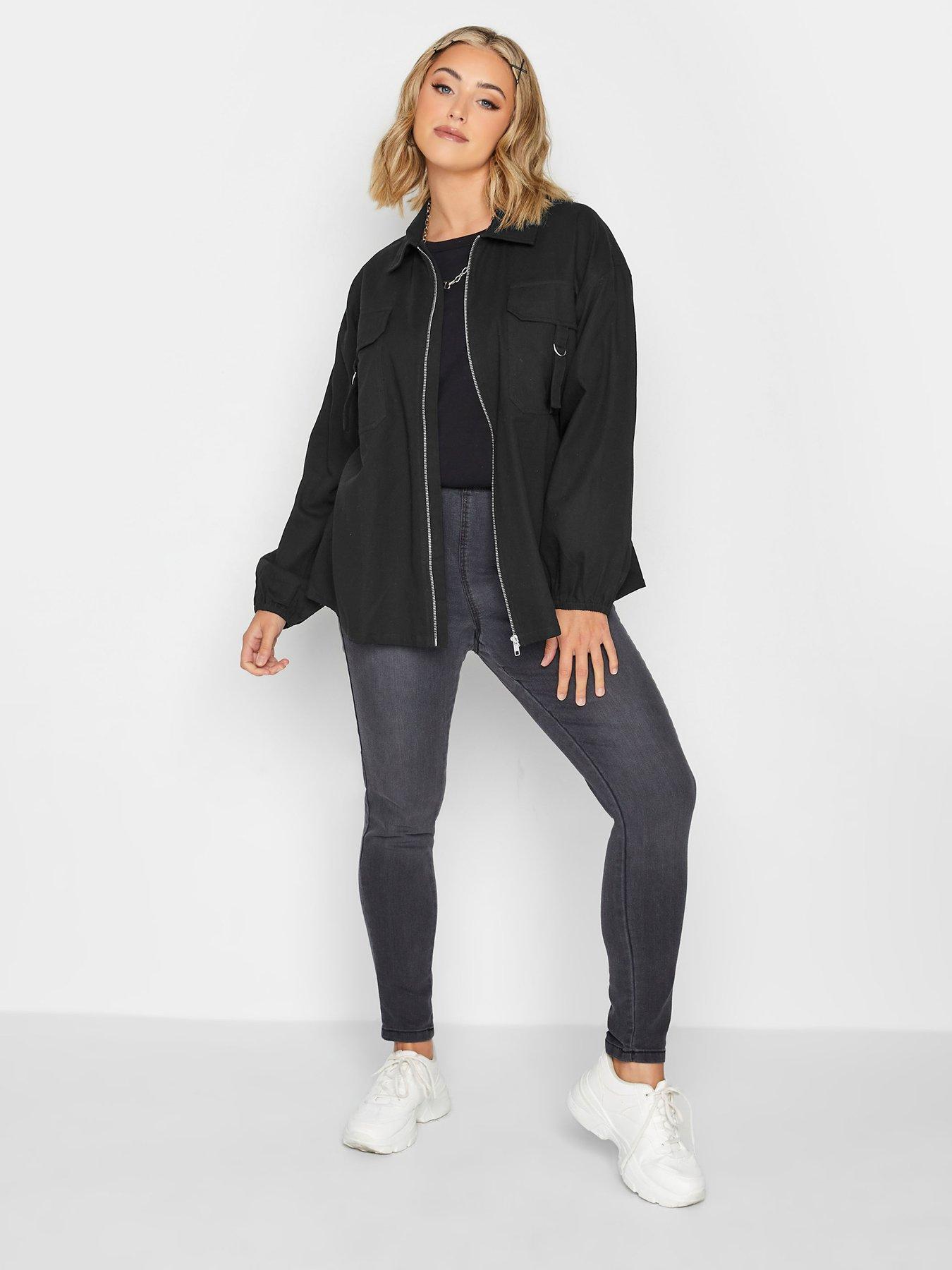  image of yours-utility-bomber-jacketnbsp-nbspblack