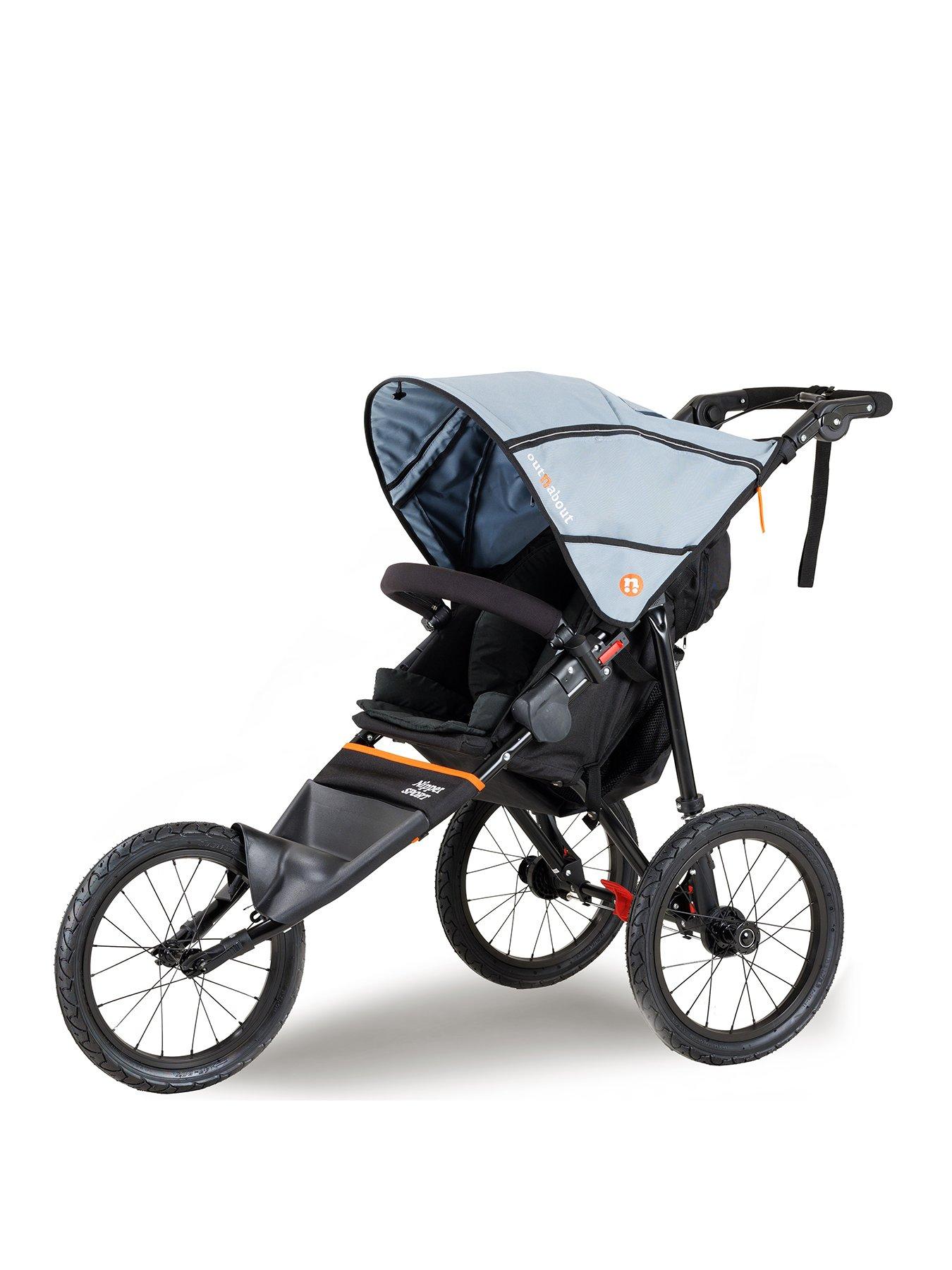 undefined Nipper Sport V5 Pushchair - Rocksalt Grey