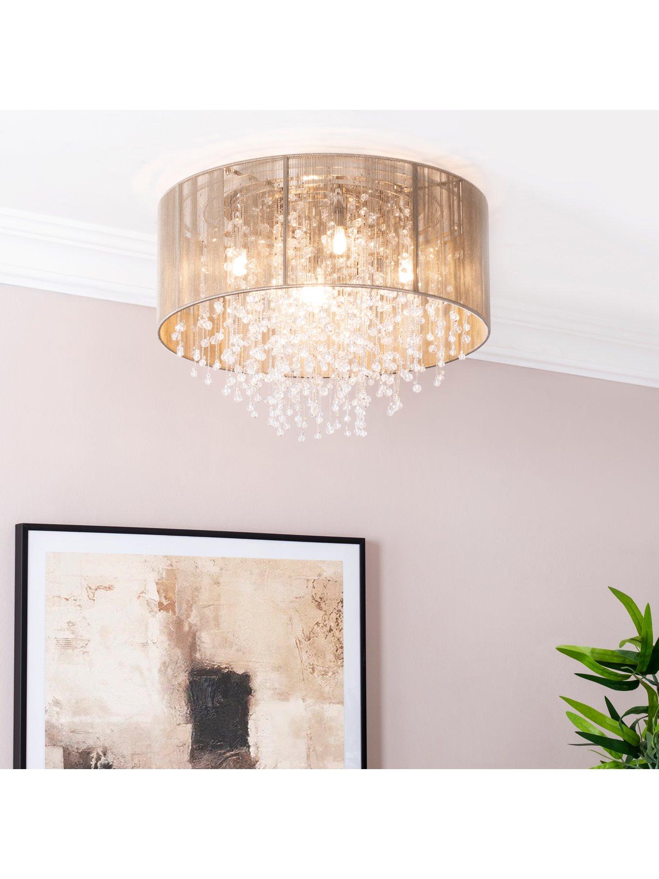  image of bhs-viola-flush-ceiling-light