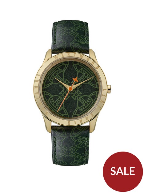 vivienne-westwood-green-orb-dial-green-strap-watch