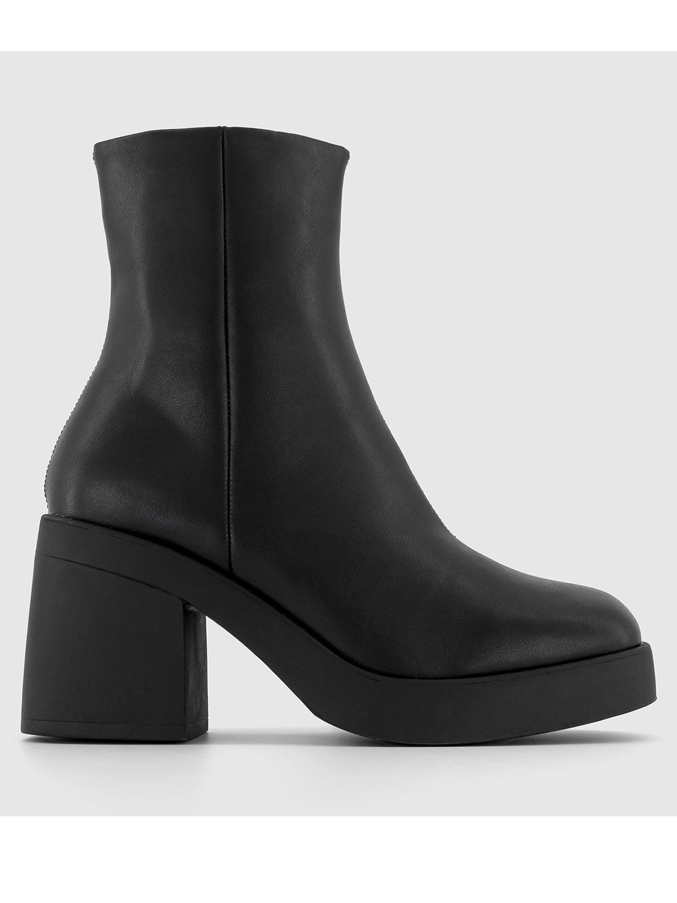 Office black ankle boots hot sale sale