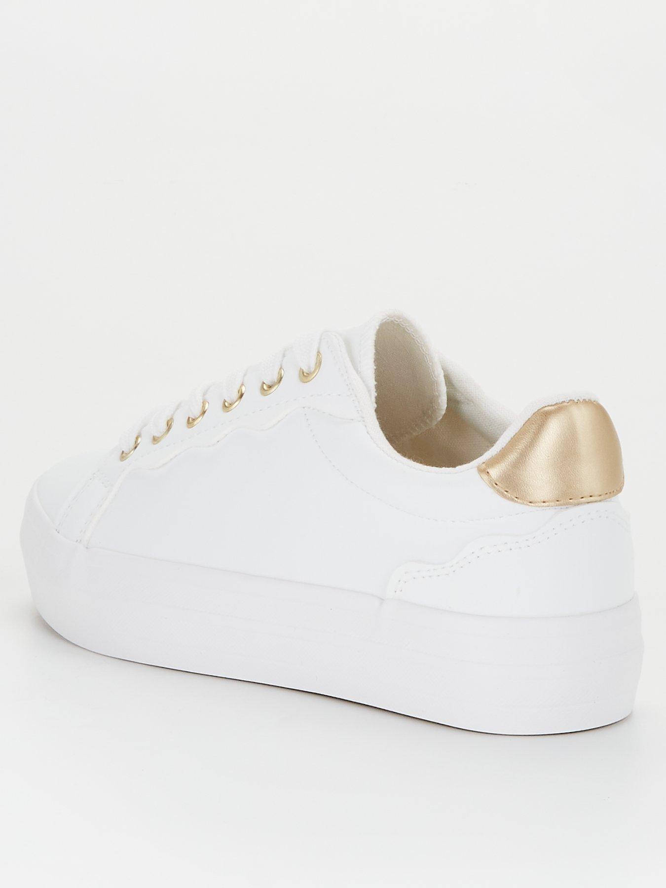  image of everyday-extra-wide-fit-platform-trainer-white