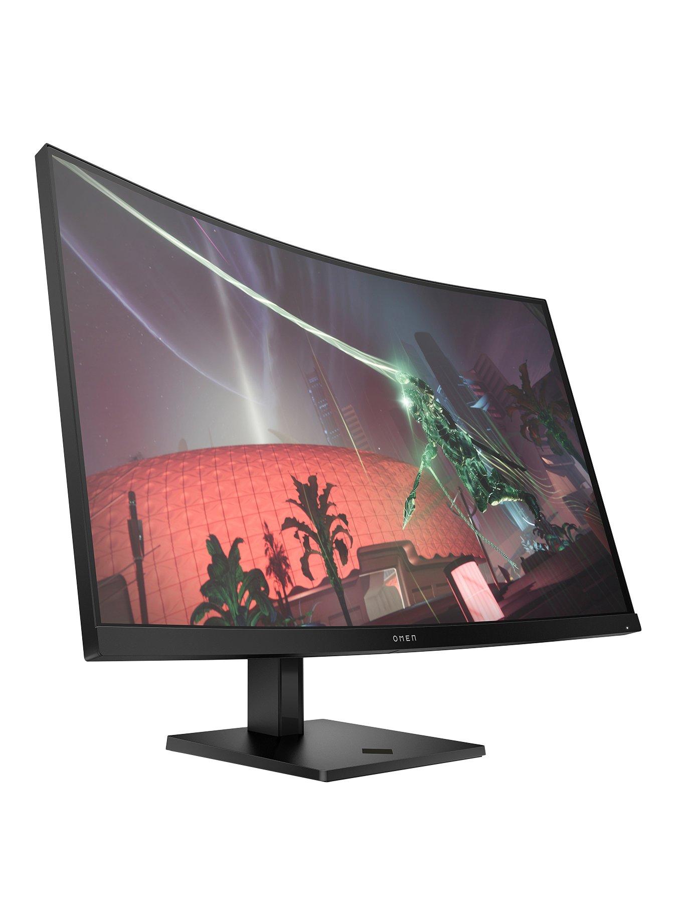 hp-omen-32c-curved-gaming-monitor-315in-qhd-2560-x-1440nbsp165hznbsp1ms-response-amd-freesynctrade-premium-adjustable-stand-pc-amp-console-compatible