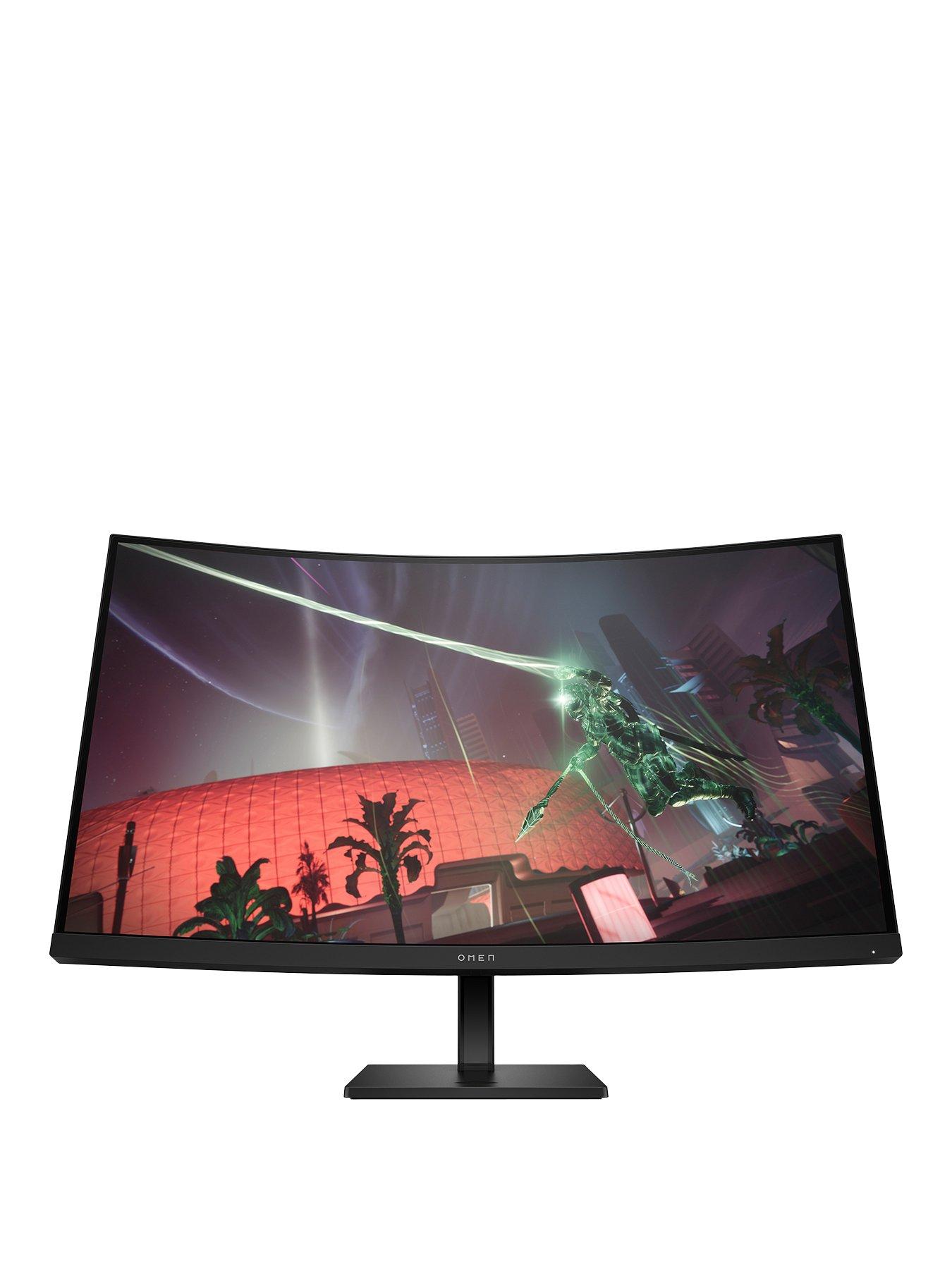  image of hp-omen-32c-curved-gaming-monitor-315in-qhd-2560-x-1440nbsp165hznbsp1ms-response-amd-freesynctrade-premium-adjustable-stand-pc-amp-console-compatible
