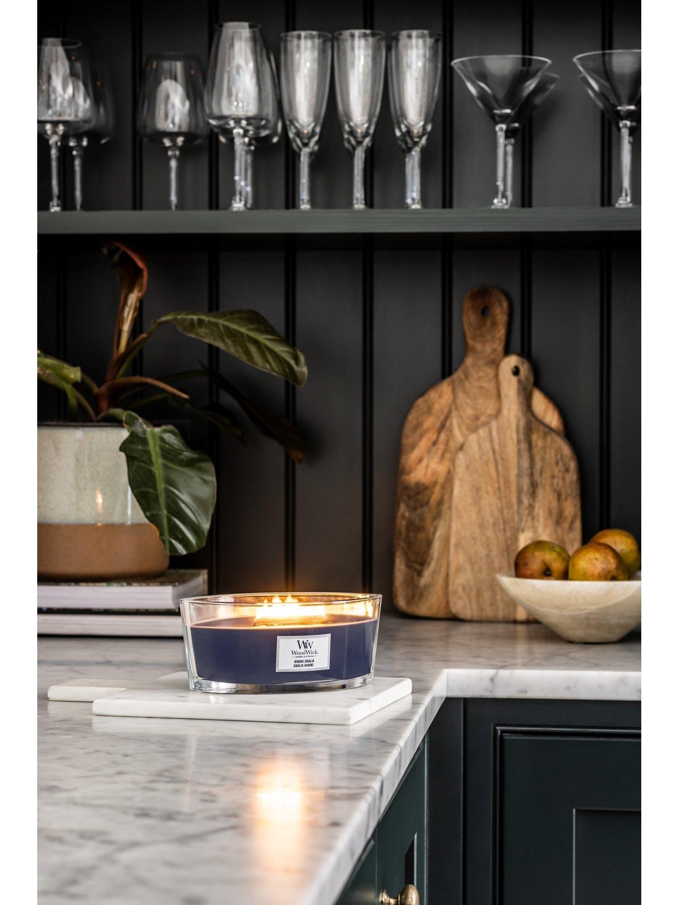 Image 4 of 4 of WoodWick Ellipse Candle &ndash; Hinoki Dahlia