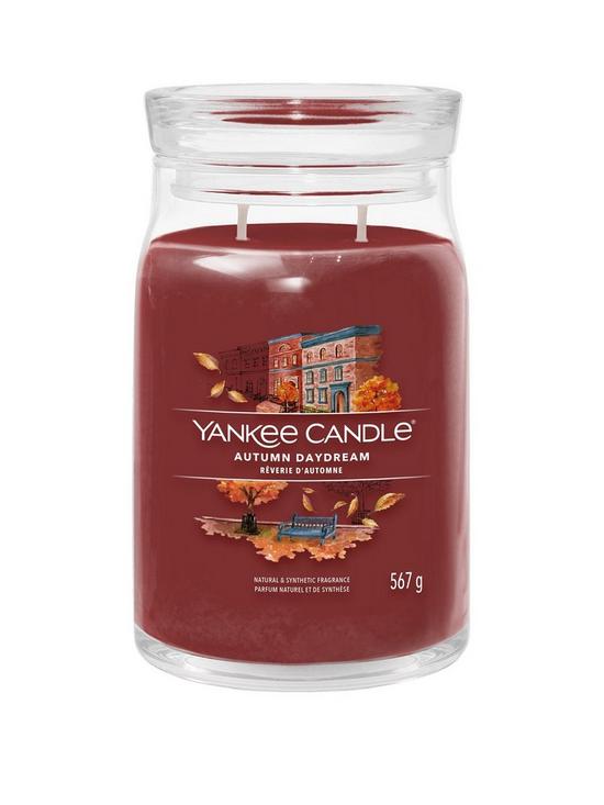 front image of yankee-candle-signature-large-jar--autumn-daydream