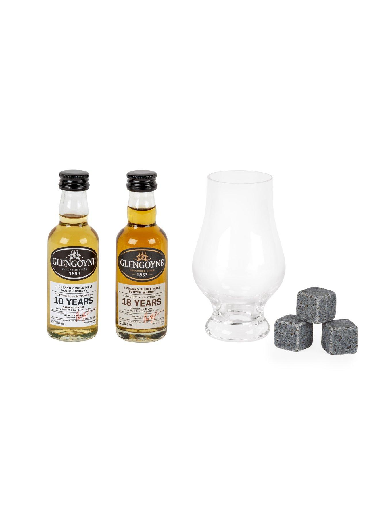  image of glengoyne-whisky-giftset-with-stones-and-glass-in-wooden-box