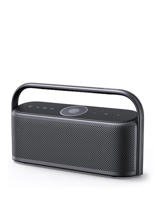 front image of soundcore-by-ankernbspmotion-x600-bluetooth-speaker-with-wireless-hi-res-spatial-audionbspbuilt-in-handle