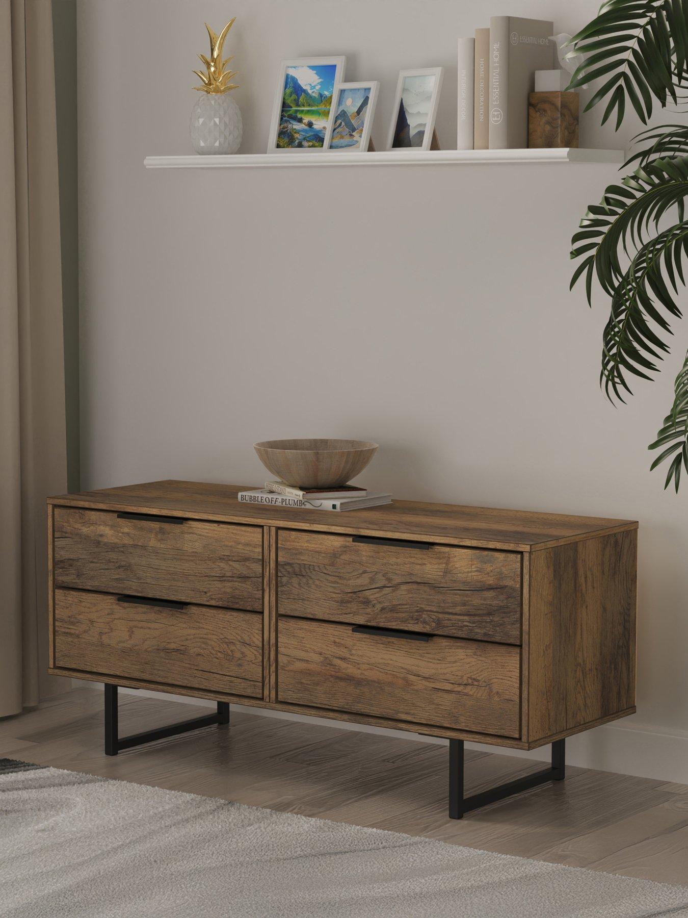 SWIFT Emerson Ready Assembled 4 Drawer Chest