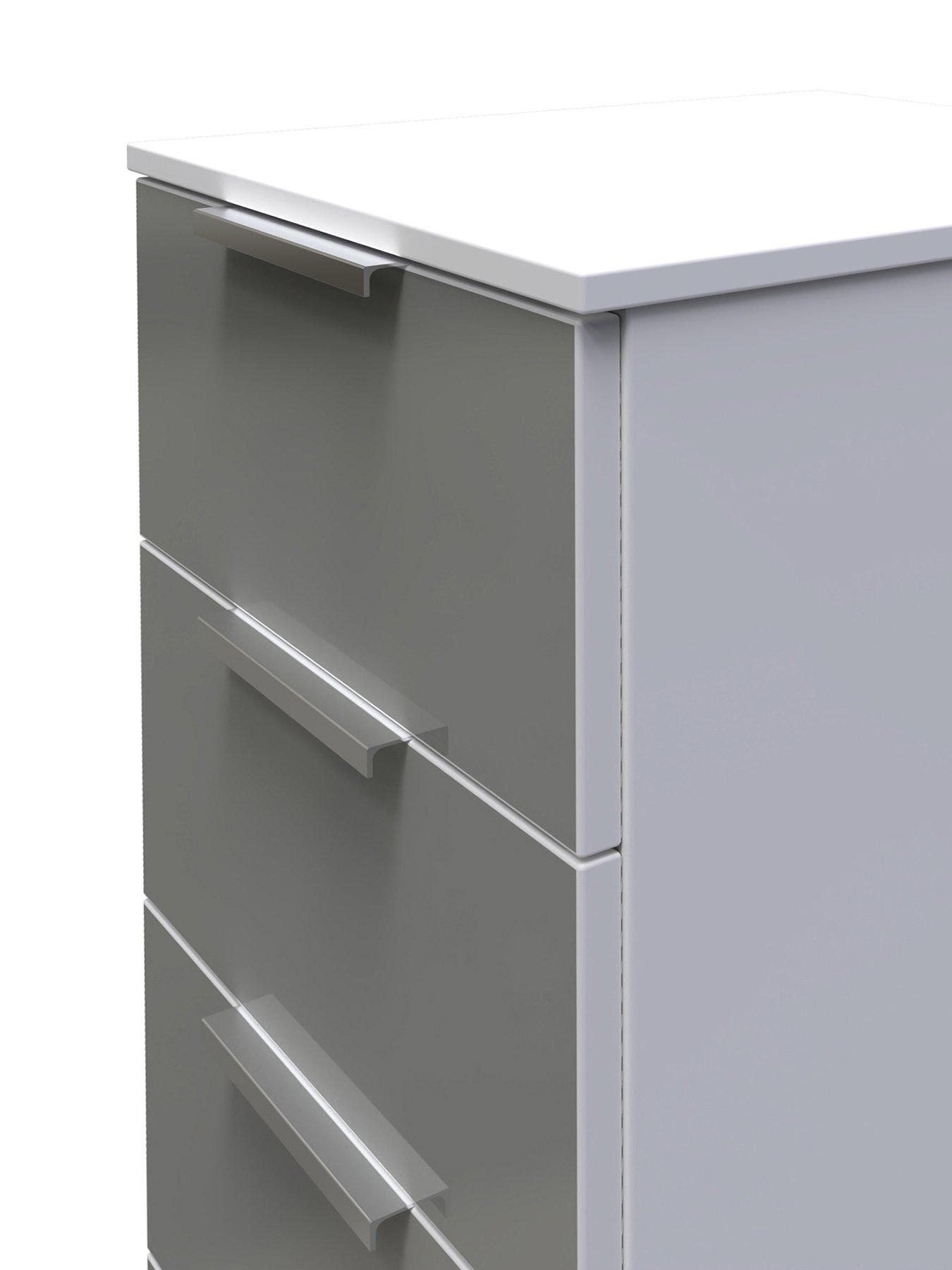  image of swift-adair-ready-assembled-5-drawer-tallboy