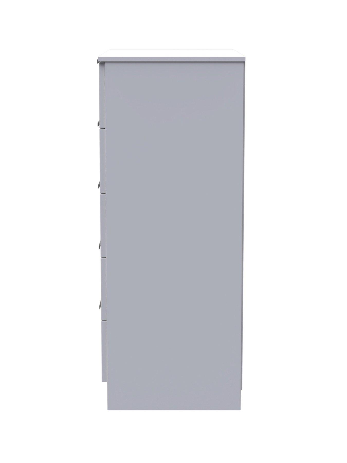  image of swift-adair-ready-assembled-5-drawer-tallboy