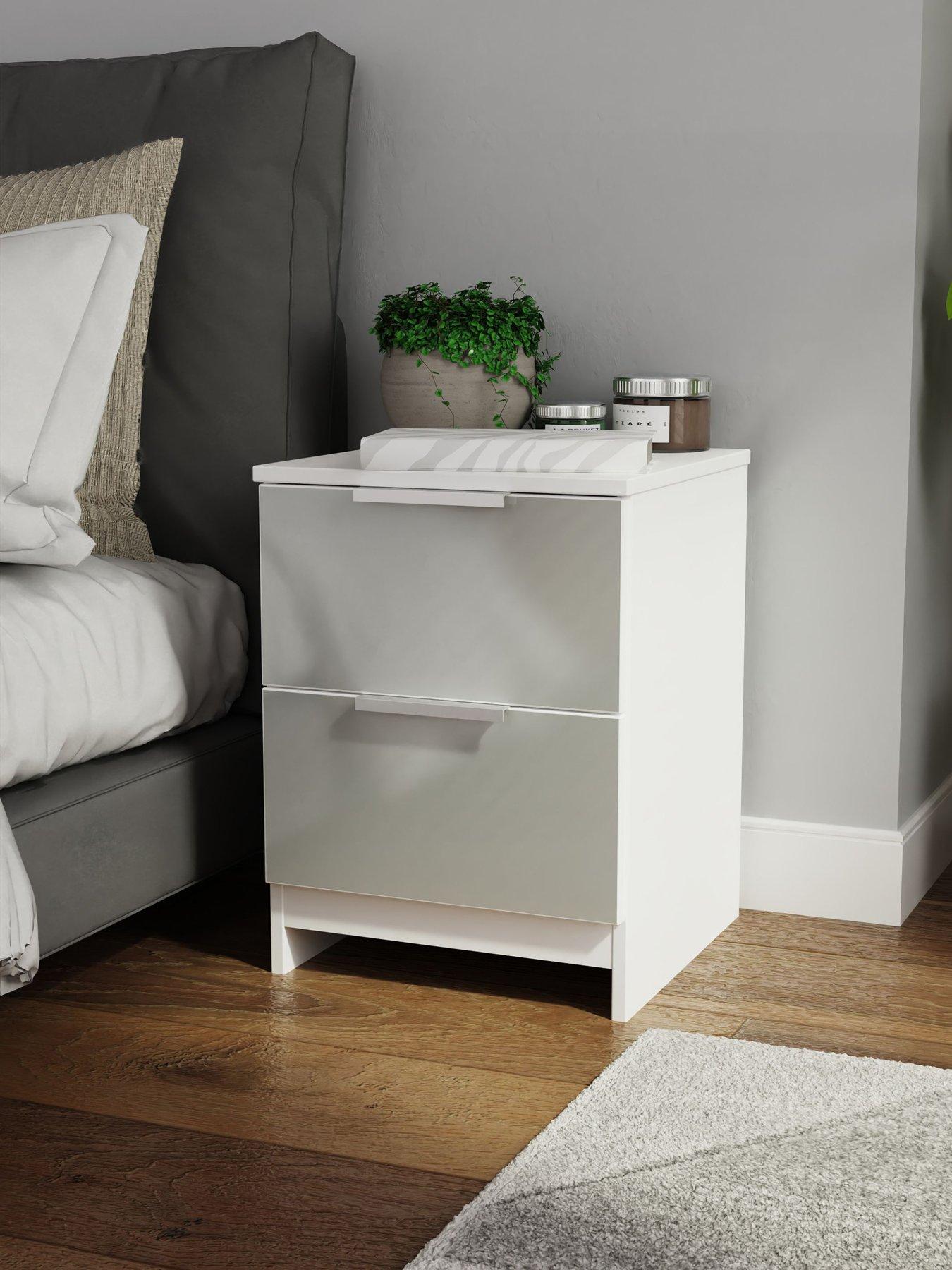 swift-adair-ready-assembled-2-drawer-bedside-cabinet-mattnbspgrey
