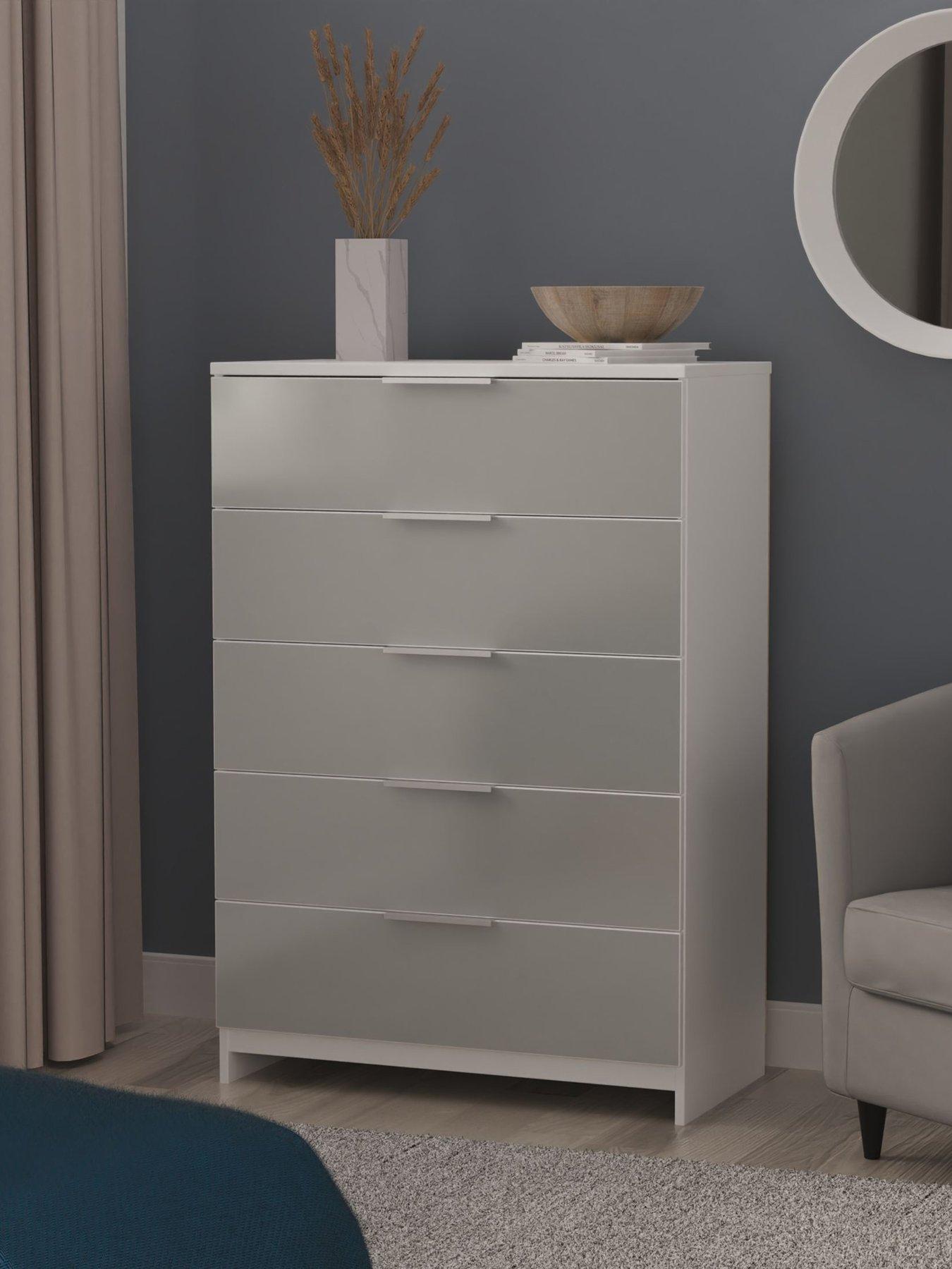front image of swift-adair-ready-assembled-5-drawer-chest-mattnbspgreynbsp