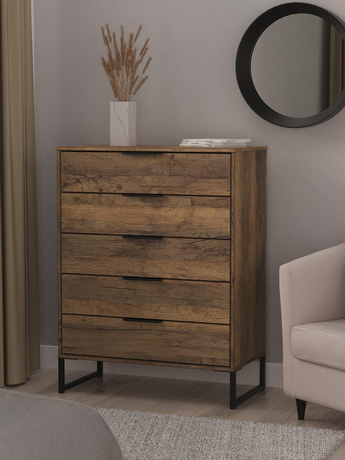  image of swift-emerson-ready-assembled-5-drawer-chest