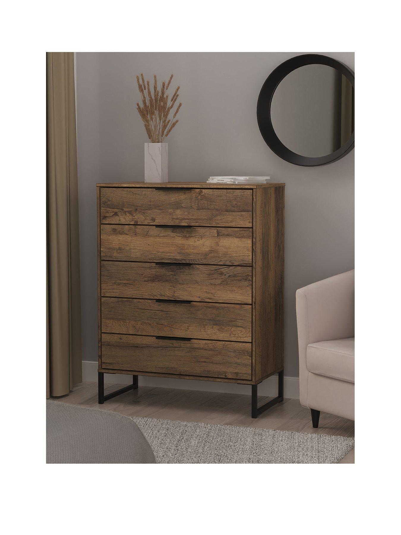  image of swift-emerson-ready-assembled-5-drawer-chest