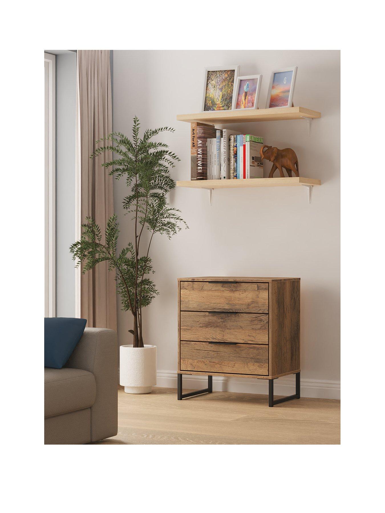 SWIFT Emerson Ready Assembled 3 drawer chest
