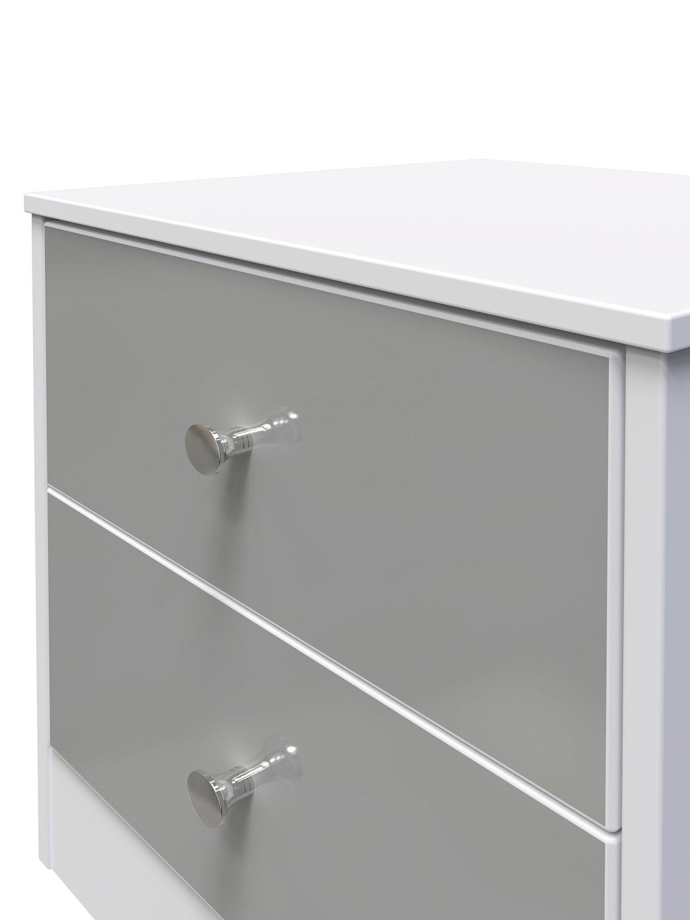  image of swift-verity-ready-assembled-2-drawer-bedside-cabinet
