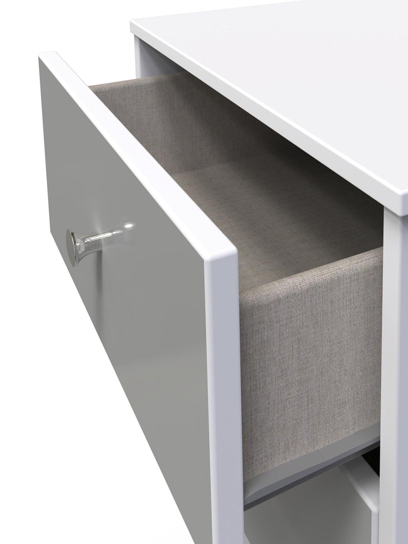  image of swift-verity-ready-assembled-2-drawer-bedside-cabinet