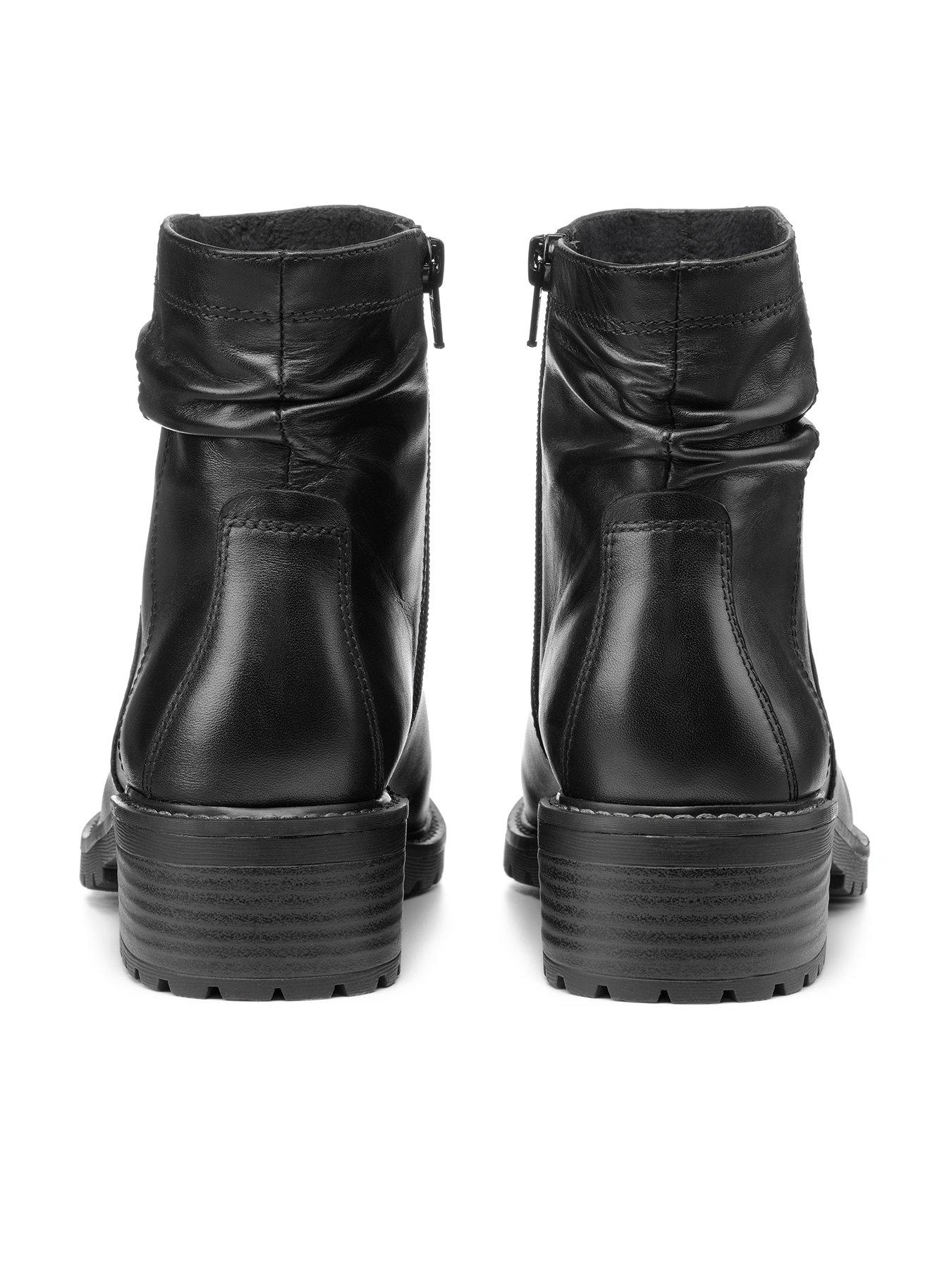 Hotter black ankle boots best sale