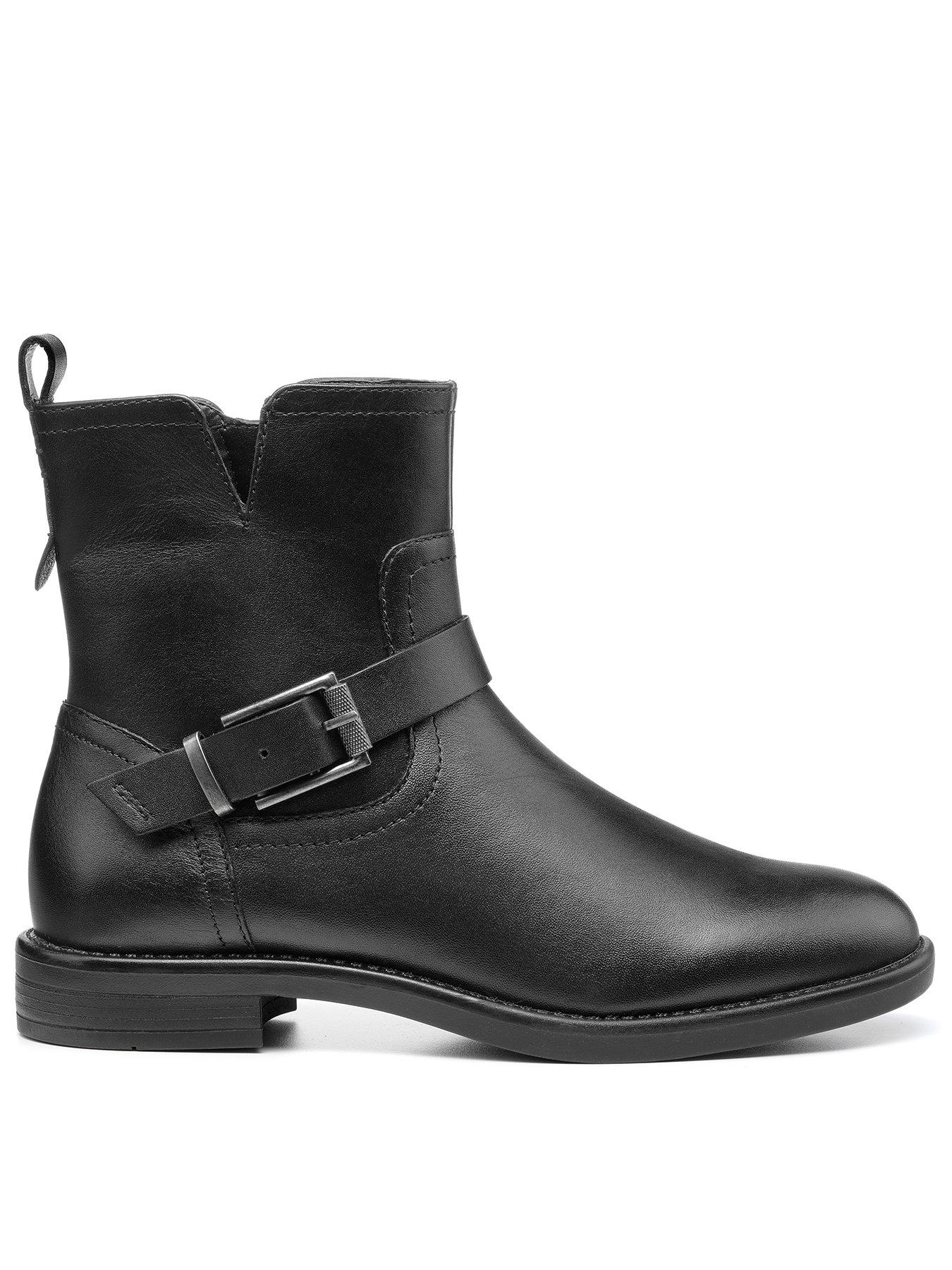 Hotter black store ankle boots