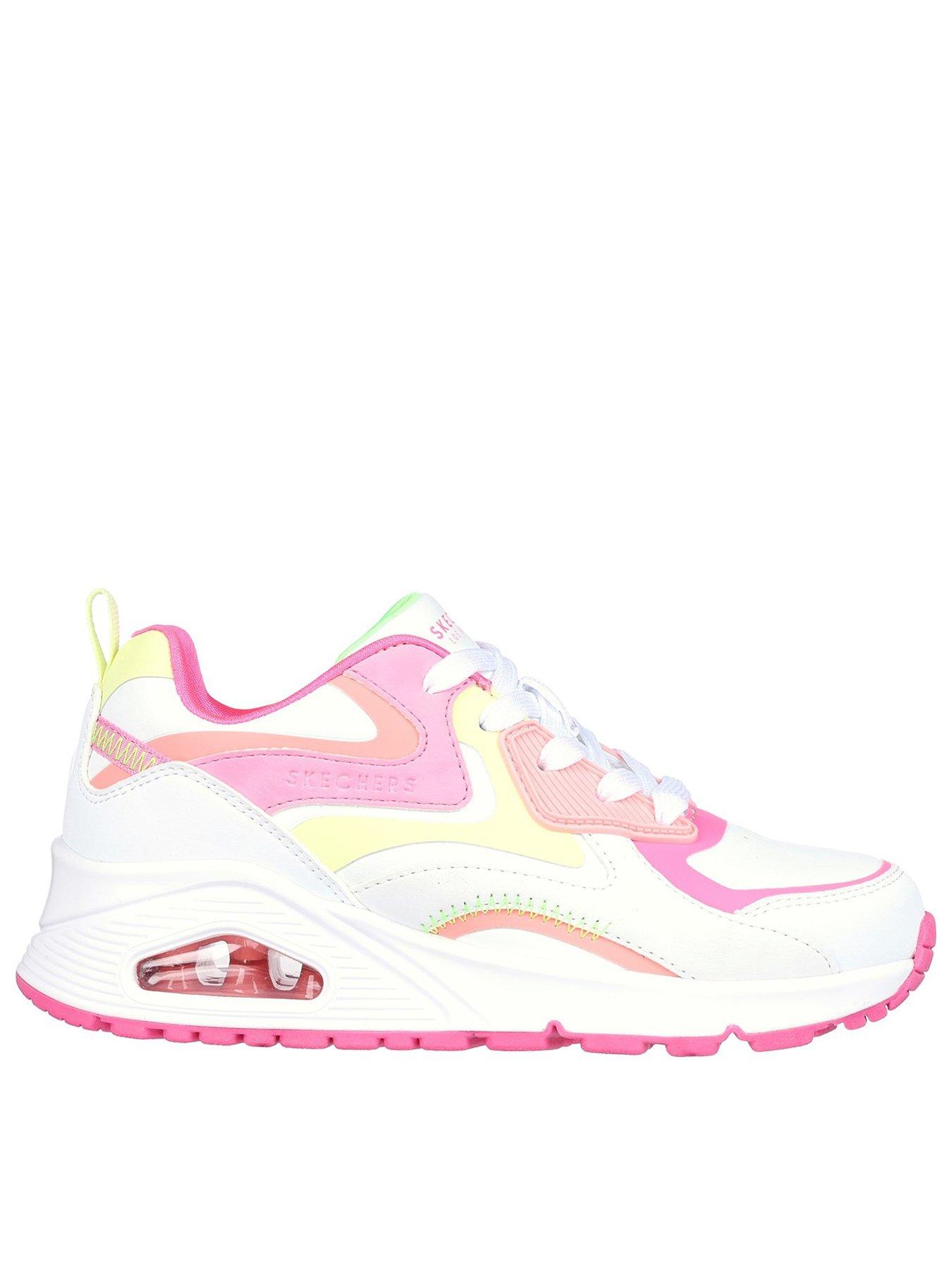 undefined Uno Gen1 Colour Block Trainer - White