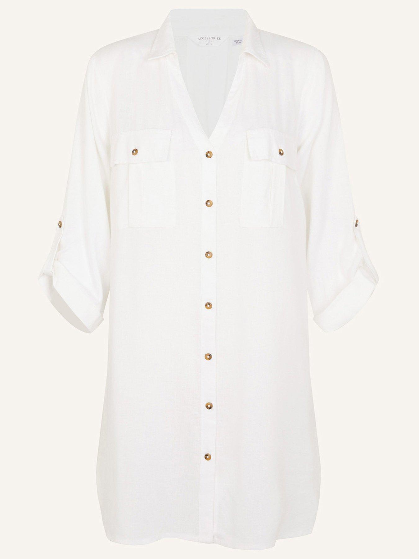 undefined Beach Shirt - White