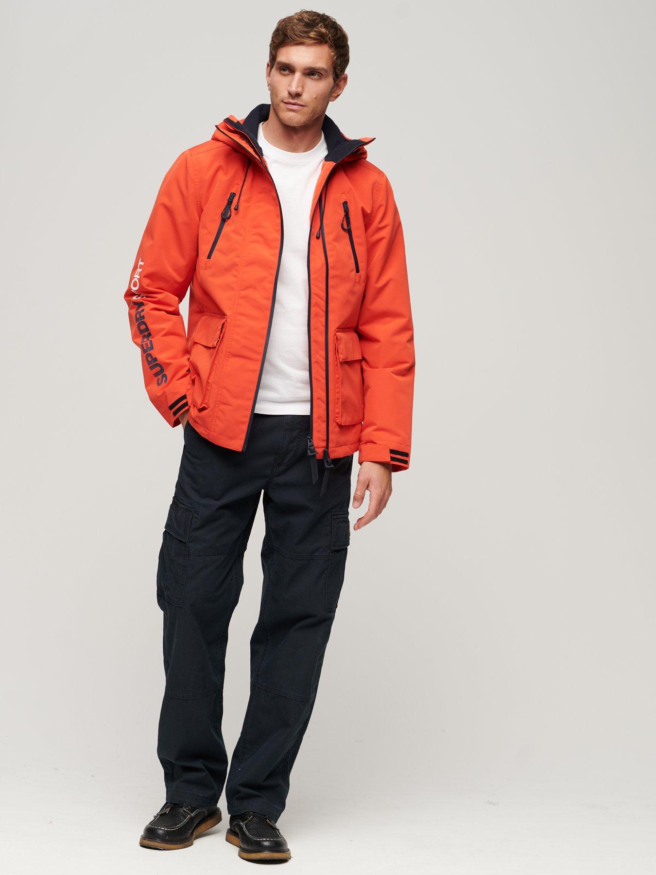 Superdry Hooded Ultimate Windbreaker Jacket Bright Orange littlewoods