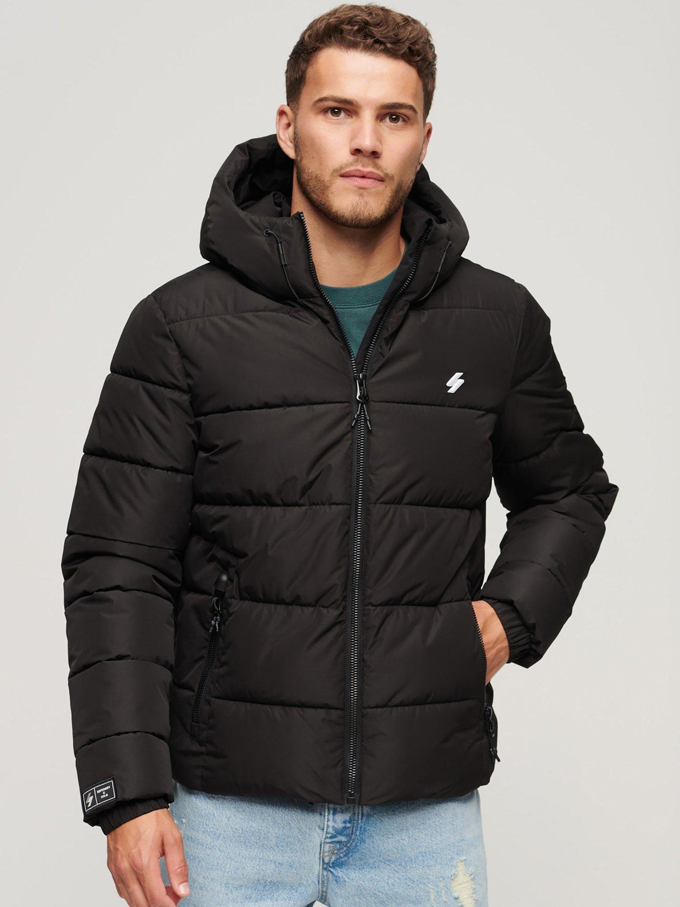 Hooded Sports Puffer Jacket by Superdry