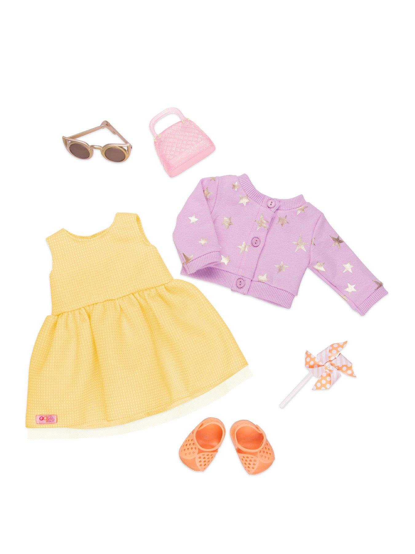  image of our-generation-sunshine-stars-46-cm-doll-dress-outfit