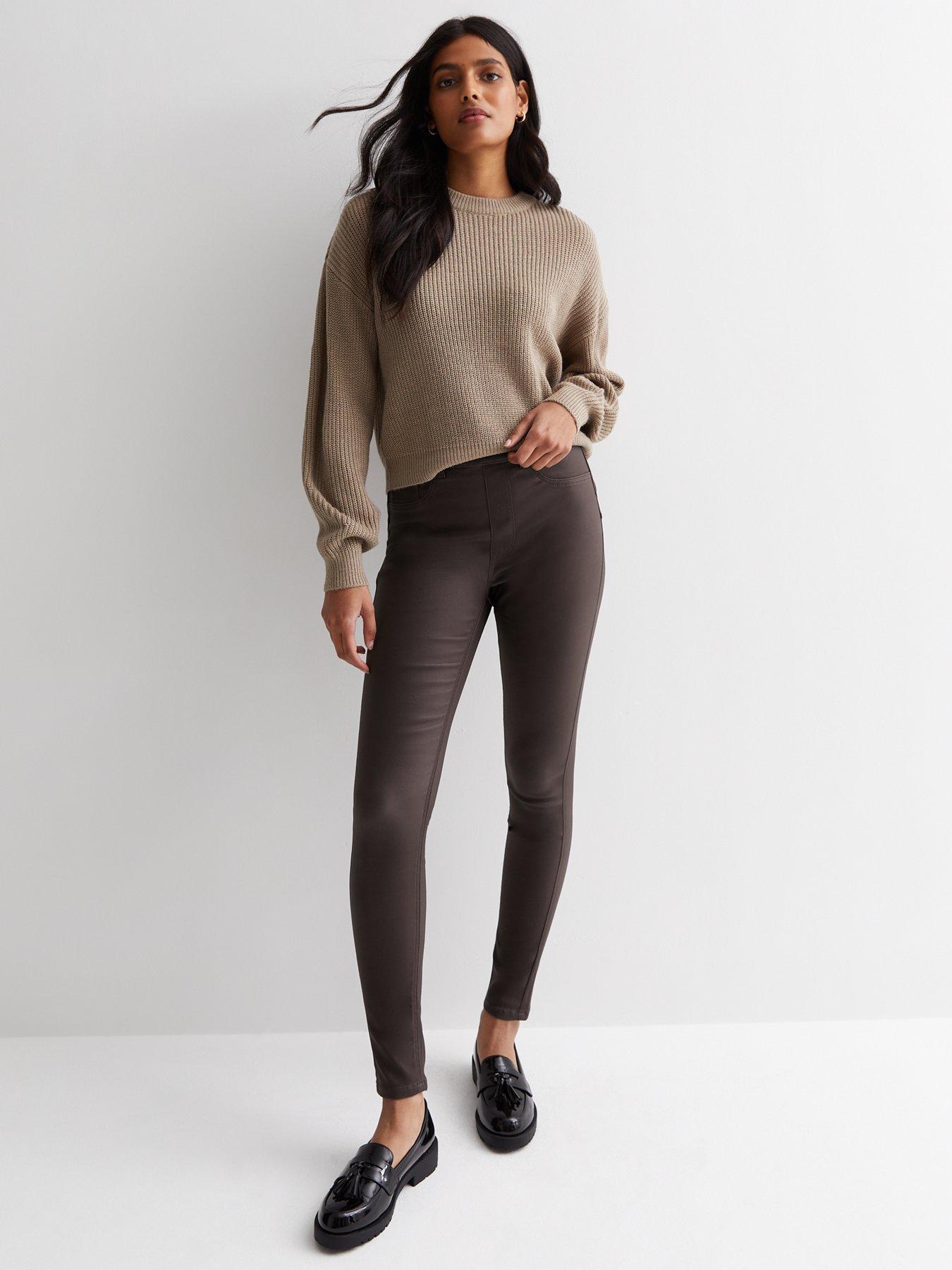 Petite Black Mid Rise Lift & Shape Emilee Jeggings