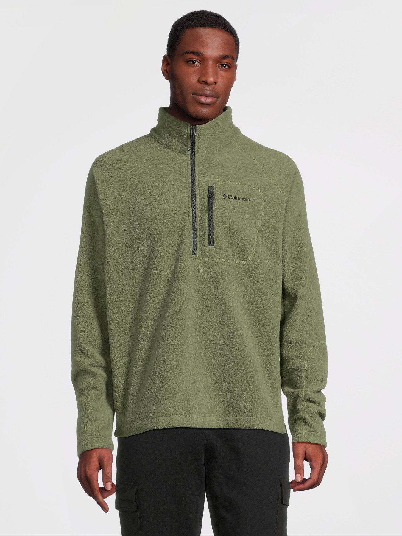 Mens columbia half zip fleece sale