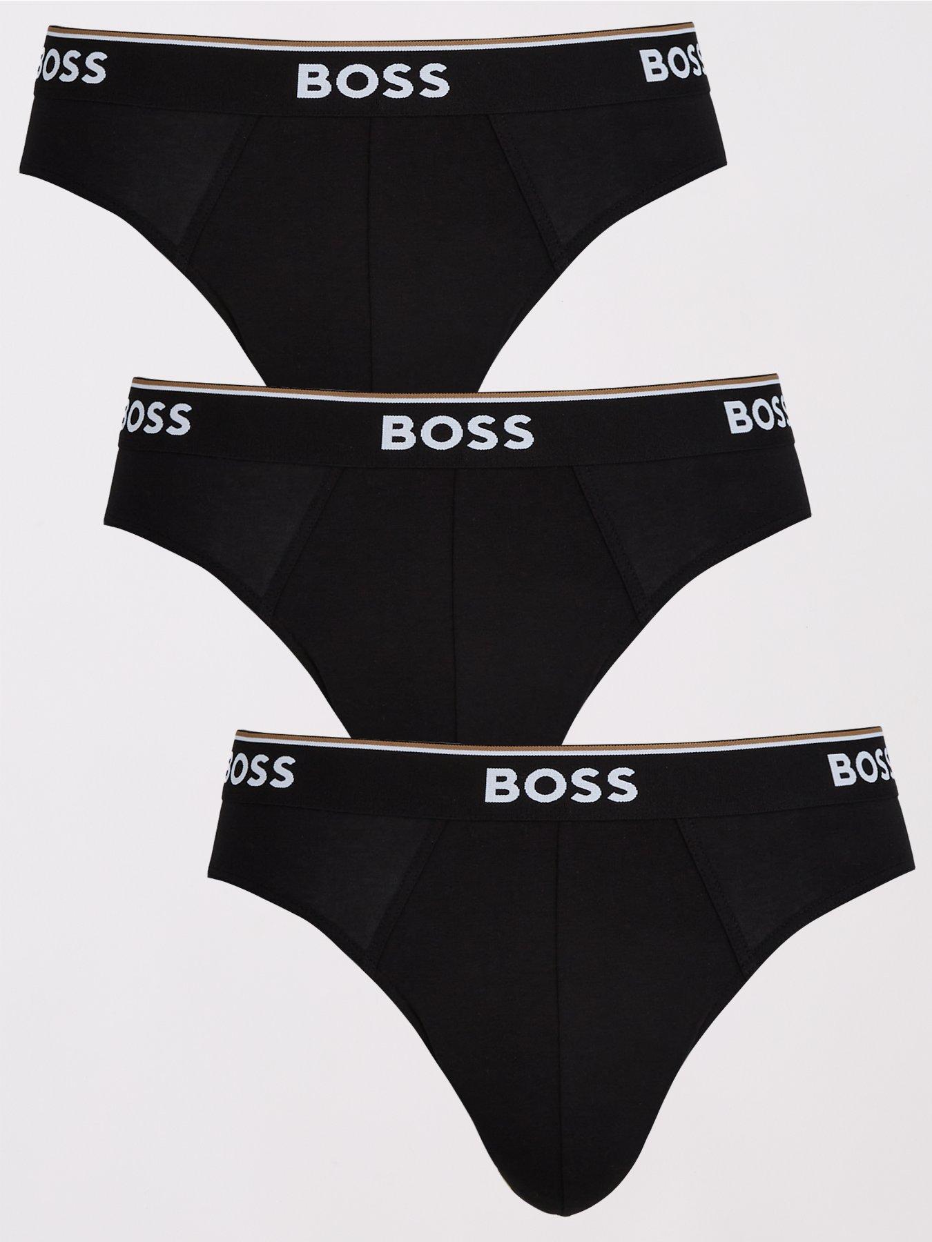 Image 1 of 3 of BOSS 3 Pack Power Briefs - Black
