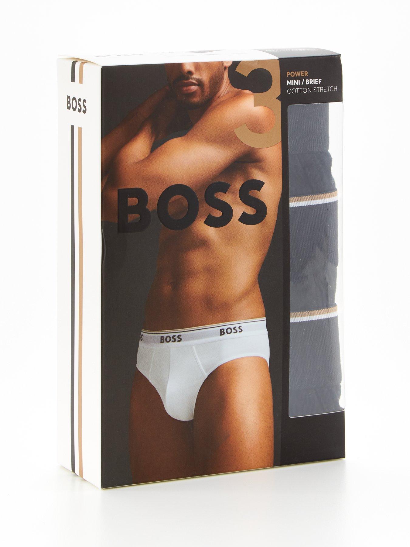 Image 3 of 3 of BOSS 3 Pack Power Briefs - Black