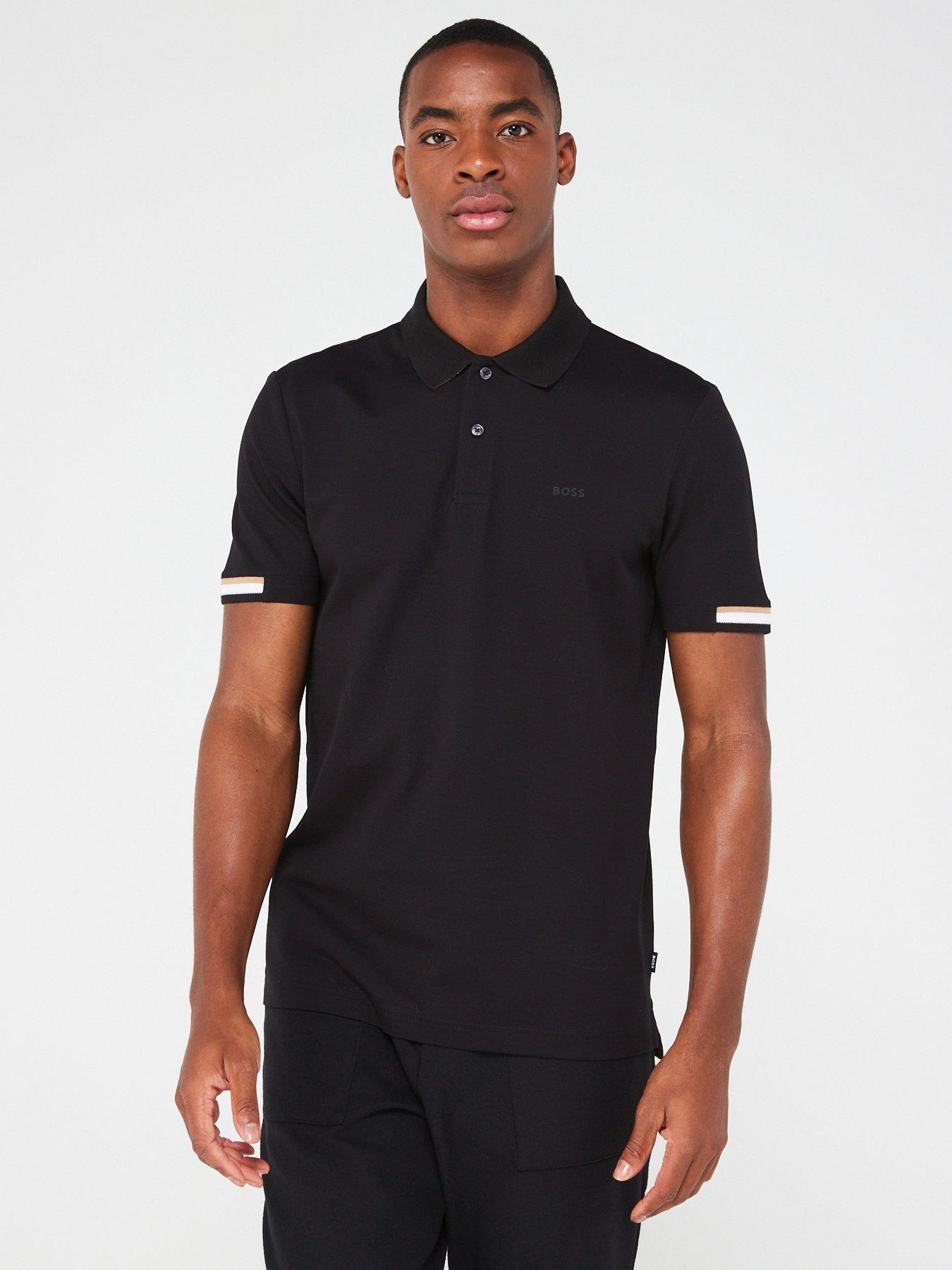 BOSS Parlay 147 Regular Fit Polo Shirt - Black