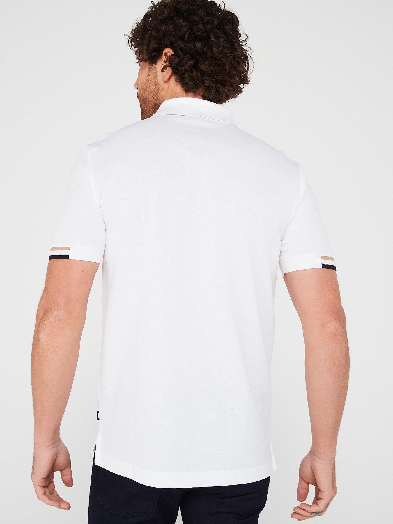  image of boss-parlay-147-regular-fit-polo-shirt-white