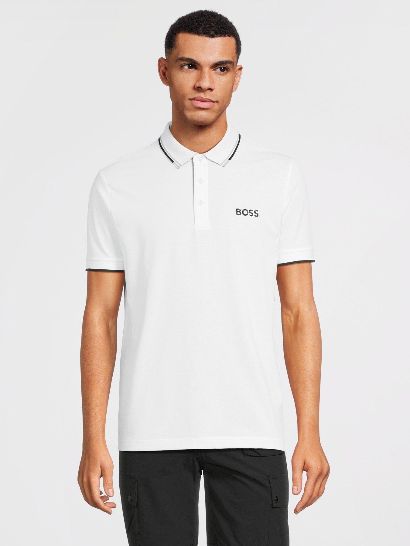 BOSS Paddy Pro Logo Polo Shirt - White