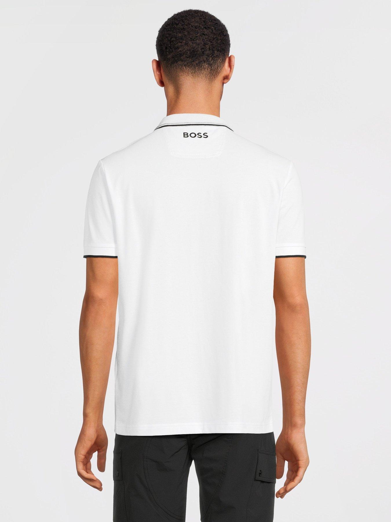  image of boss-paddy-pro-logo-polo-shirt-white