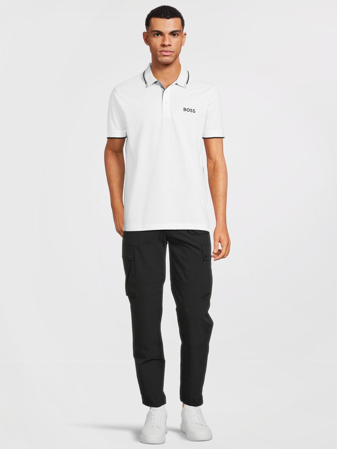  image of boss-paddy-pro-logo-polo-shirt-white