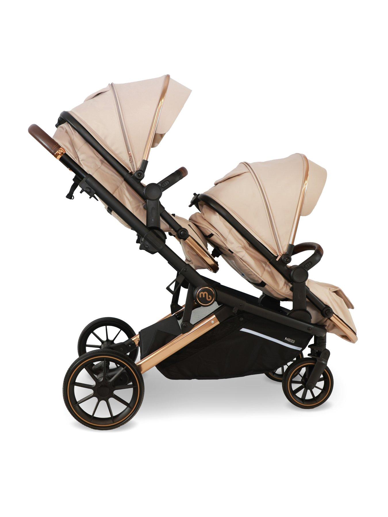  image of my-babiie-mb33-tandem-pushchair-giraffe