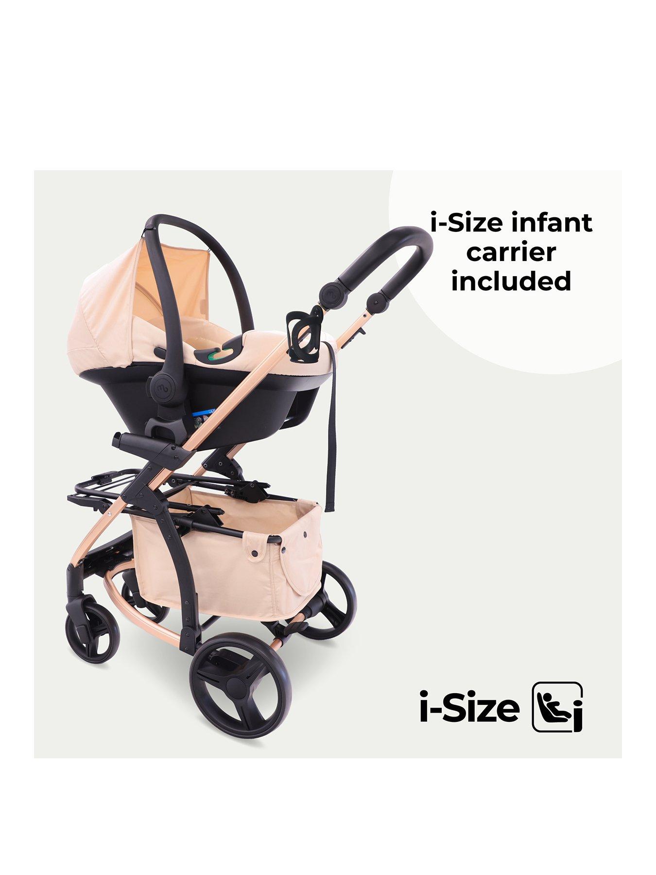 Rose Gold Blush My Babiie Cream Stroller Mb51 Babiie Mb51 Stroller