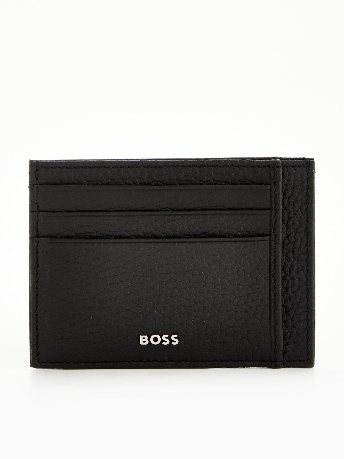 BOSS Asolo Leather Wallet With Coin Pocket Black littlewoods