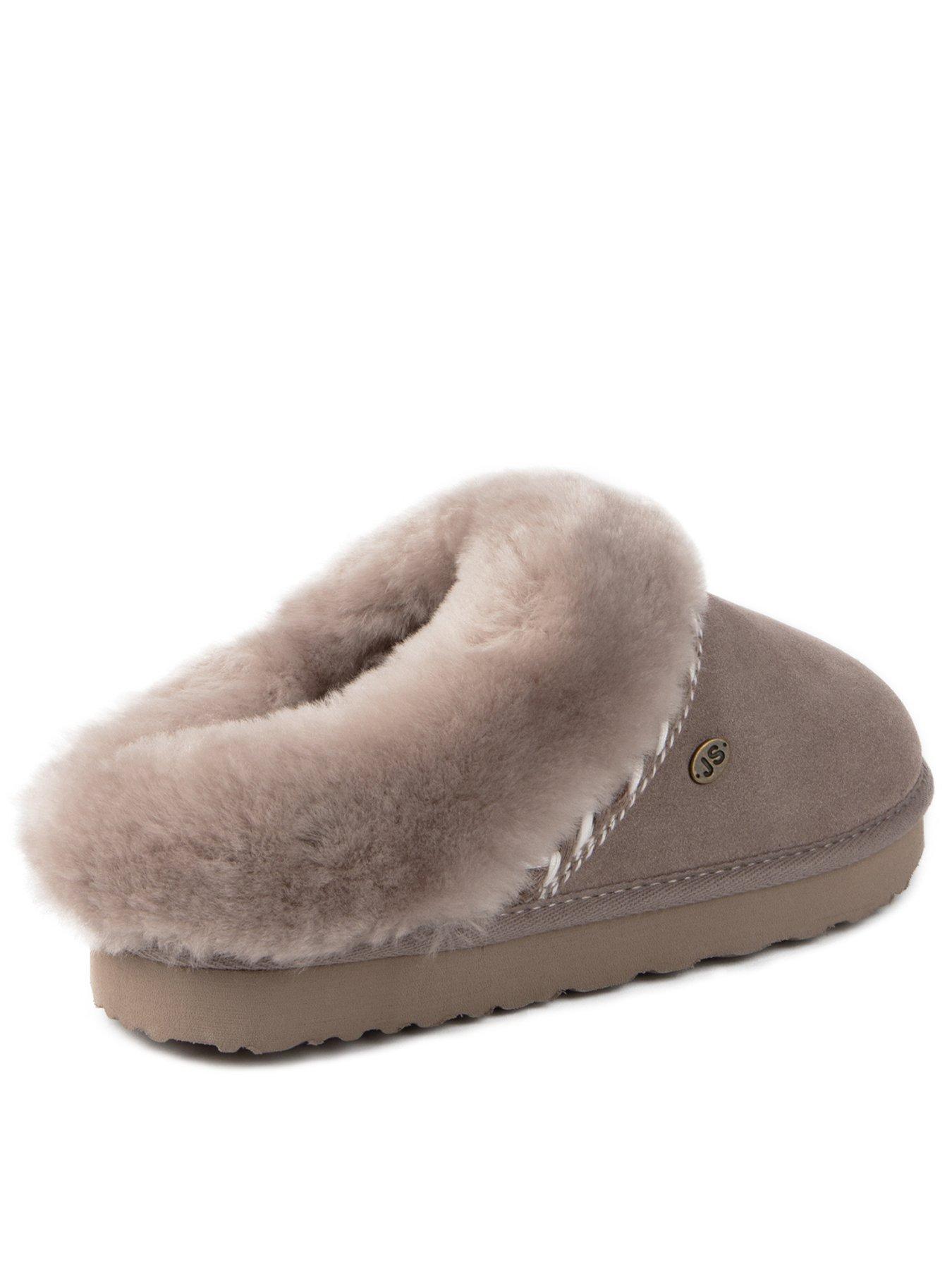  image of just-sheepskin-phoebe-swept-back-sheepskin-mule-light-brown